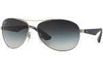 Okulary przeciwsłoneczne Ray-Ban RB3526 019/8G Pilotki (Aviator) Srebrne