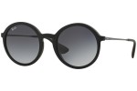 Okulary przeciwsłoneczne Ray-Ban RB4222 622/8G Okrągłe Czarne