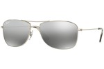 Okulary przeciwsłoneczne Ray-Ban Chromance Collection RB3543 003/5J Polarized Pilotki (Aviator) Srebrne