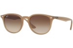 Ochelari de soare Ray-Ban RB4259 616613 Pătrați Maro