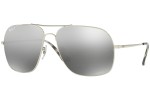 Okulary przeciwsłoneczne Ray-Ban Chromance Collection RB3587CH 003/5J Polarized Pilotki (Aviator) Srebrne