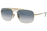 Okulary przeciwsłoneczne Ray-Ban Colonel RB3560 001/3F Kwadratowe Złote