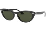 Okulary przeciwsłoneczne Ray-Ban Nina RB4314N 601/31 Kocie oczy Czarne