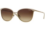 Okulary przeciwsłoneczne Vogue Eyewear Light and Shine Collection VO4002S 996S13 Oversize Beżowe