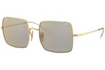 Okulary przeciwsłoneczne Ray-Ban Square RB1971 001/B3 Kwadratowe Złote