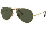 Okulary przeciwsłoneczne Ray-Ban Aviator Metal II RB3689 914731 Pilotki (Aviator) Złote