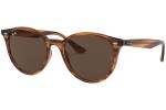 Okulary przeciwsłoneczne Ray-Ban RB4305 820/73 Okrągłe Brązowe