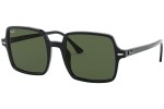 Okulary przeciwsłoneczne Ray-Ban Square II RB1973 901/31 Oversize Czarne