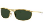 Okulary przeciwsłoneczne Ray-Ban Olympian I Deluxe RB3119M 001/31 Prostokątne Złote