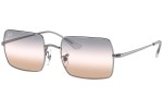 Okulary przeciwsłoneczne Ray-Ban Rectangle RB1969 004/GC Kwadratowe Srebrne
