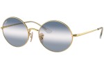 Okulary przeciwsłoneczne Ray-Ban Oval RB1970 001/GA Okrągłe Złote