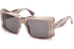 Okulary przeciwsłoneczne Max Mara Spark 6 MM0124 60A Kwadratowe Brązowe