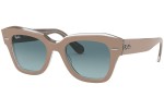 Okulary przeciwsłoneczne Ray-Ban State Street RB2186 12973M Kwadratowe Beżowe