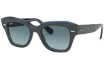 Okulary przeciwsłoneczne Ray-Ban State Street RB2186 12983M Kwadratowe Szare