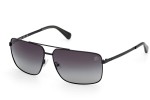 Okulary przeciwsłoneczne Timberland TB00030 02D Polarized Pilotki (Aviator) Czarne