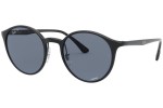 Okulary przeciwsłoneczne Ray-Ban Chromance Collection RB4336CH 601/BA Polarized Okrągłe Czarne