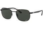 Okulary przeciwsłoneczne Ray-Ban Chromance Collection RB3670CH 002/K8 Polarized Kwadratowe Czarne