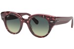 Okulary przeciwsłoneczne Ray-Ban Roundabout RB2192 1323BH Okrągłe Havana