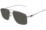 Okulary przeciwsłoneczne Gucci GG1676S 001 Pilotki (Aviator) Srebrne