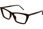 Briller Saint Laurent SL737MICATHINOPT 002 Cat Eye Havana