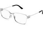Okulary korekcyjne Balenciaga BB0375OA 003 Kwadratowe Srebrne