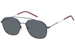 Okulary przeciwsłoneczne Tommy Hilfiger TH1599/S IPQ/IR Kwadratowe Niebieskie