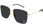 Okulary przeciwsłoneczne Saint Laurent SL312M 013 Kwadratowe Złote