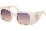 Okulary przeciwsłoneczne Guess GU00201-H 21Z Kwadratowe Białe