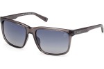 Okulary przeciwsłoneczne Timberland TB00037 20D Polarized Kwadratowe Szare