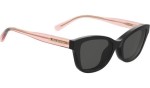 Okulary korekcyjne Love Moschino MOL657/C/TN 3H2/17 Kocie oczy Czarne