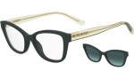 Okulary korekcyjne Love Moschino MOL657/C/TN 1ED/17 Kocie oczy Zielone