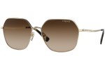 Okulary przeciwsłoneczne Vogue Eyewear VO4198S 848/13 Kwadratowe Złote