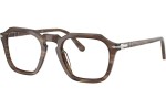 Okulary korekcyjne Persol PO3292V 1208 Kwadratowe Brązowe