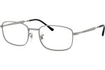 Okulary korekcyjne Ray-Ban RX6533 2502 Prostokątne Srebrne