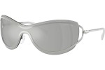 Okulary przeciwsłoneczne Michael Kors La Praia MK1166 19038V Kocie oczy Srebrne