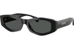 Okulary przeciwsłoneczne Versace VE4487 GB1/87 Owalne Czarne