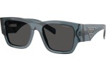 Okulary przeciwsłoneczne Prada PR10ZS 17T08Z Kwadratowe Niebieskie