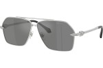 Okulary przeciwsłoneczne Versace VE2284 10006G Pilotki (Aviator) Srebrne