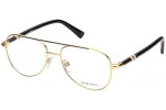 Okulary korekcyjne Diesel DL5390 030 Pilotki (Aviator) Złote