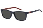 Okulary przeciwsłoneczne Tommy Hilfiger TH2244/S PJP/IR Prostokątne Niebieskie