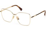 Okulary korekcyjne Max Mara MM5187 030 Kocie oczy Złote