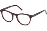 Okulary korekcyjne Timberland TB50071 066 Okrągłe Czerwone
