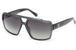 Okulary przeciwsłoneczne Guess GU00223 20B Prostokątne Szare