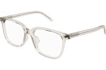 Okulary korekcyjne Saint Laurent SLM142/F 003 Kwadratowe Brązowe