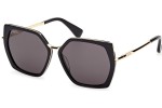 Okulary przeciwsłoneczne Max Mara Miller 5 MM0136 01A Kocie oczy Czarne