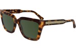 Okulary przeciwsłoneczne Lacoste L6063S 214 Kocie oczy Havana