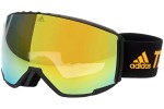 Gogle narciarskie Adidas Sport SP0039 02L Pojedyncze | Shield Czarne