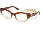 Okulary korekcyjne Guess GU2853 047 Kocie oczy Brązowe