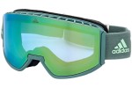 Gogle narciarskie Adidas Sport SP0040 97Q Pojedyncze | Shield Zielone