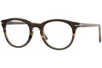 Okulary korekcyjne Persol PO3259V 1135 Okrągłe Brązowe
